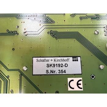 Schafter Kirchhoff SK9192-D Image Scanner Board